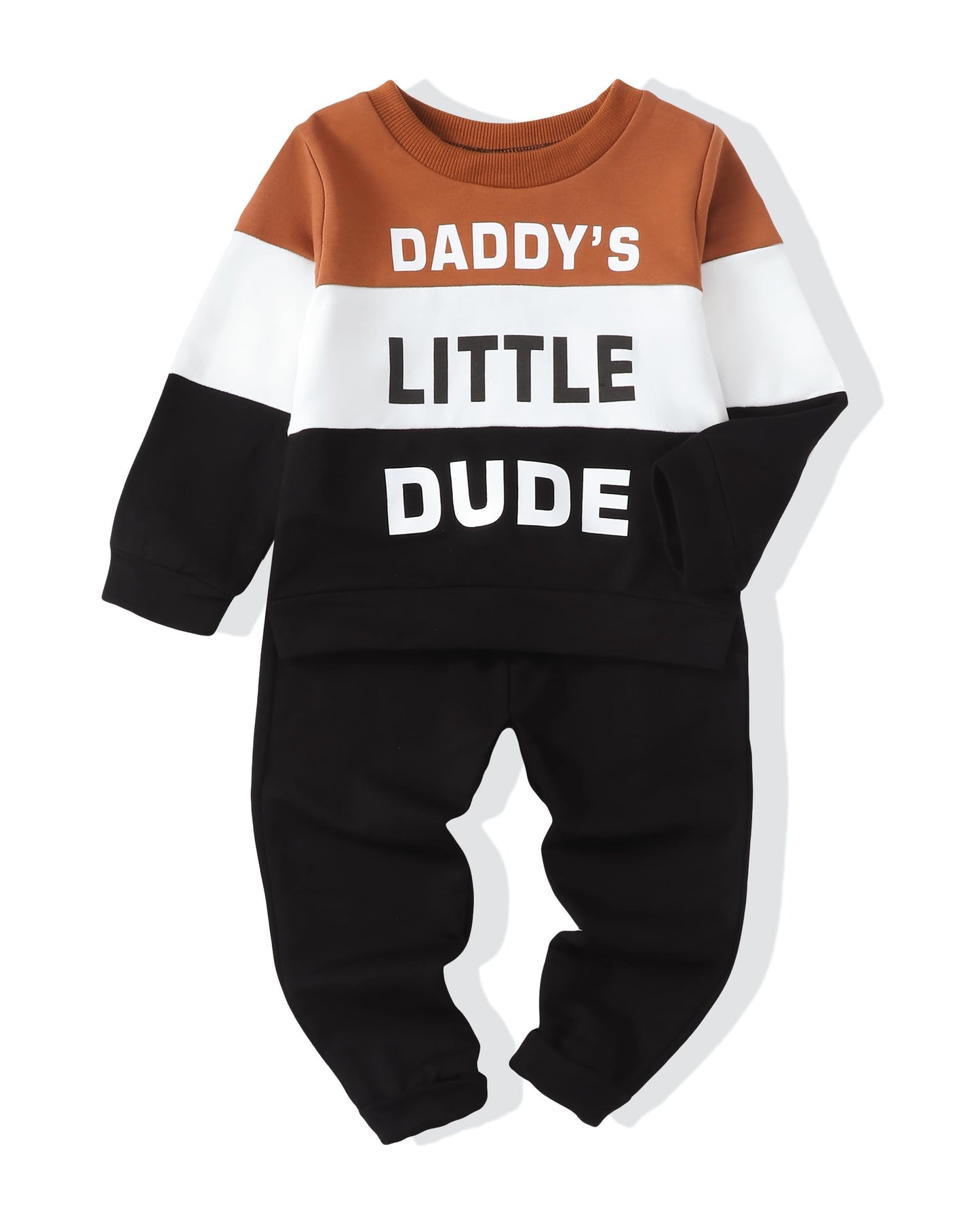 XUANHAO Jungen Kleidung 3T Kleidung für Jungen 4T Winter Kleinkind Junge Sweatshirt Kleidung Langarm-Oberteile Schwarze Hose Outfit 3T 4T Herbst Kleidung für Jungen