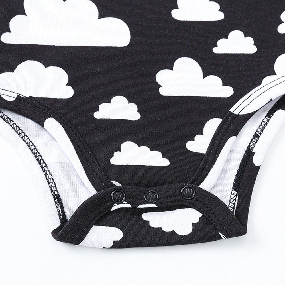 Long Sleeve Envelope Collar Clothes for Newborn Boys