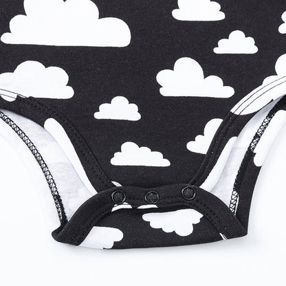 Long Sleeve Envelope Collar Clothes for Newborn Boys