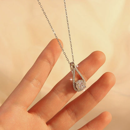 S925 Sterling-Silber-Halskette für Damen