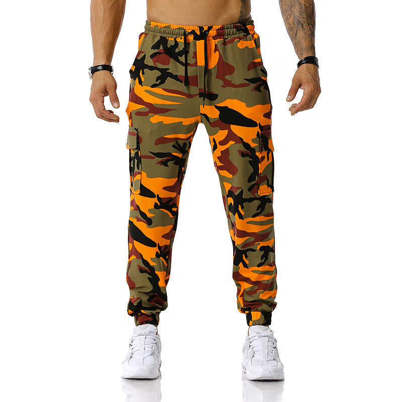Camo Cargo Pants - Casual Sports Trousers