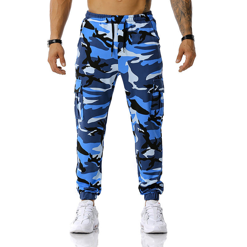 Camo Cargo Pants - Casual Sports Trousers