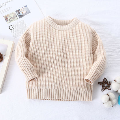 Autumn Winter Baby Boys' Loose Knit Jackets (0-6 Years)