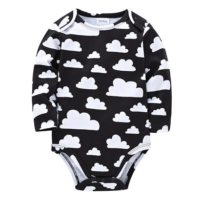 Long Sleeve Envelope Collar Clothes for Newborn Boys