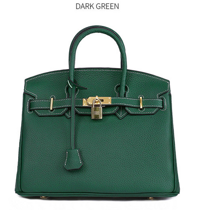 Platinum Bag in First Layer Cowhide for Women