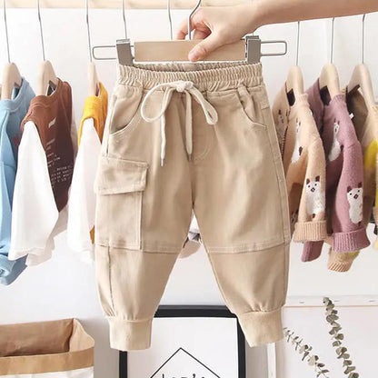 Neue Baumwoll-Cargohose für Jungen – lässige Sporthose