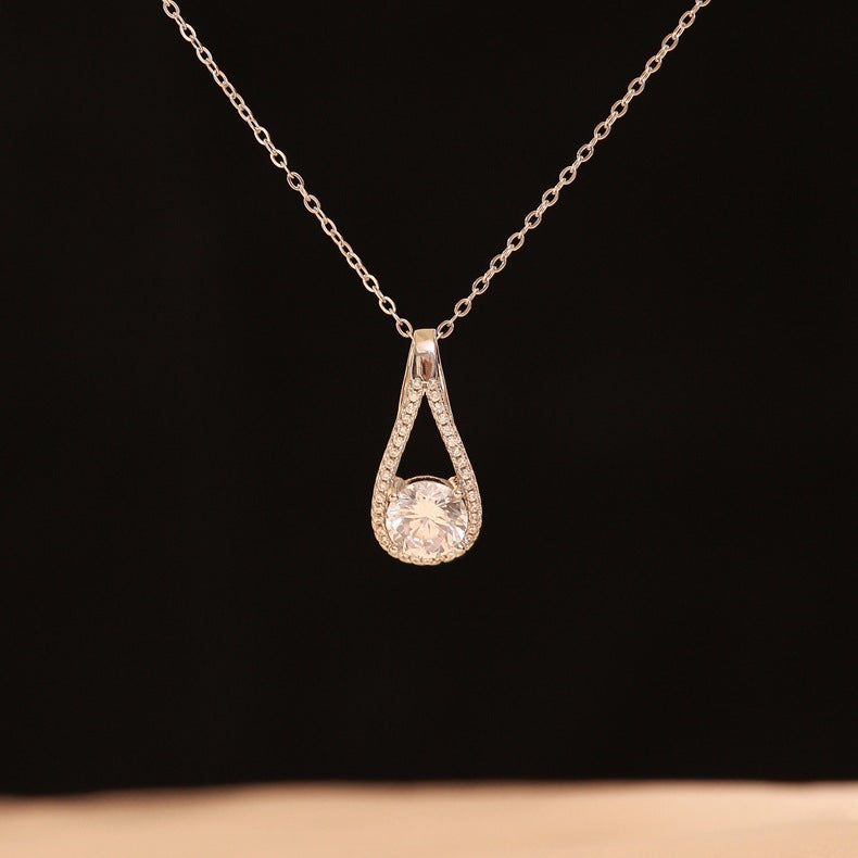 S925 Sterling-Silber-Halskette für Damen