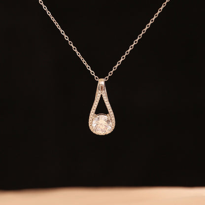 S925 Sterling-Silber-Halskette für Damen