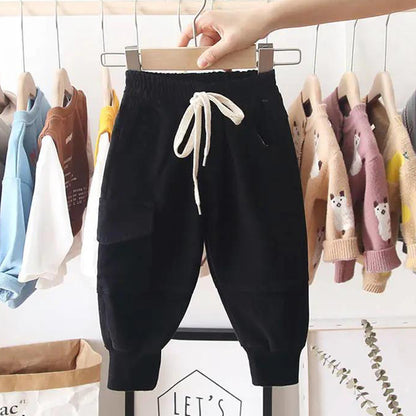 Neue Baumwoll-Cargohose für Jungen – lässige Sporthose