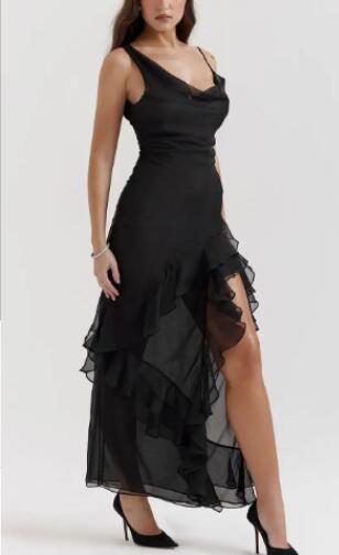 JULIA Sexy rückenfreies Frühlingskleid mit elegantem Design