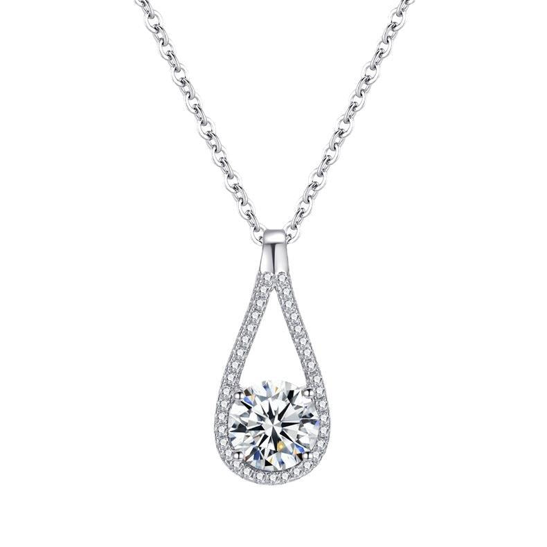 S925 Sterling-Silber-Halskette für Damen
