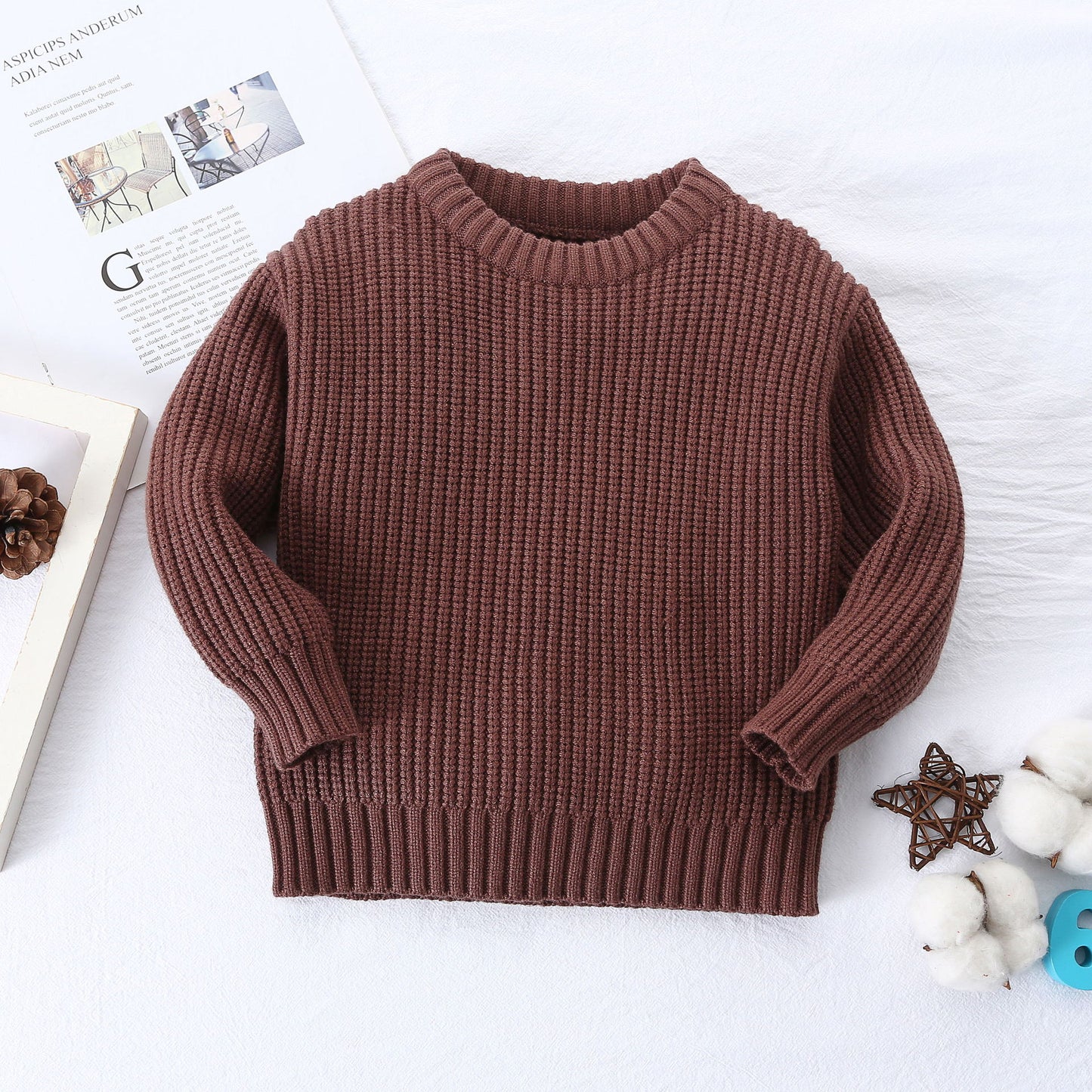 Autumn Winter Baby Boys' Loose Knit Jackets (0-6 Years)