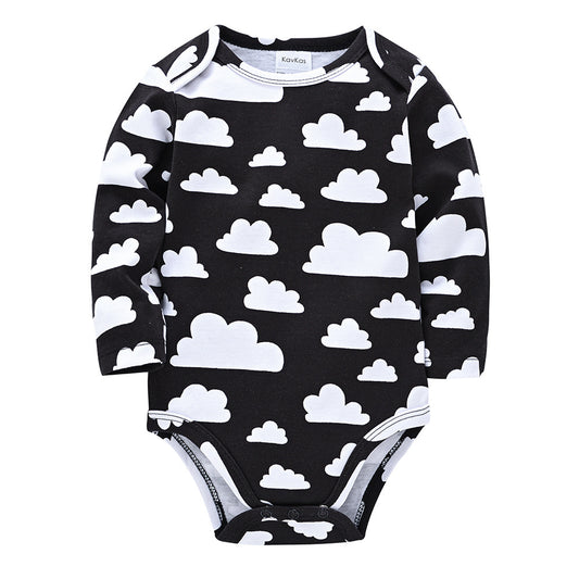 Long Sleeve Envelope Collar Clothes for Newborn Boys