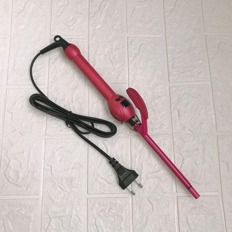 Professional 9mm Curling Iron with LCD Display