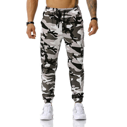 Camo Cargo Pants - Casual Sports Trousers