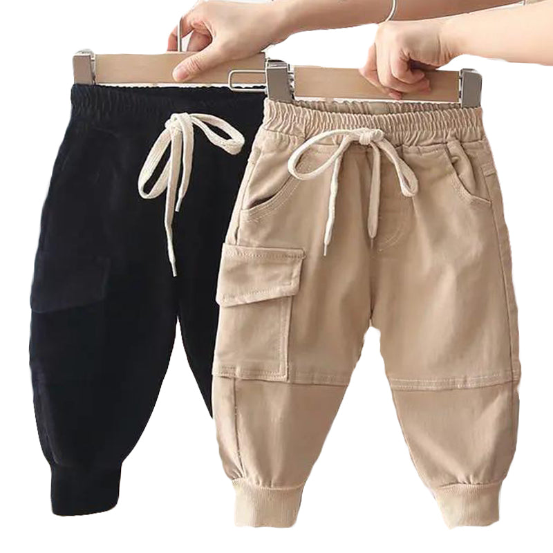 Neue Baumwoll-Cargohose für Jungen – lässige Sporthose
